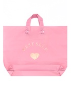 Пакет с петлевой ручкой розовый 44 х 35 х 8 см 80 мкм (50 шт) - фото 809397868