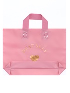 Пакет с петлевой ручкой розовый 34×25×8 см 80 мкм - Фото 3