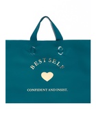 Пакет с петлевой ручкой синий 34×25×8 см 80 мкм - Фото 2