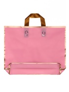 Пакет с петлевой ручкой розовый 40 х 31 х 8 см 80 мкм (50 шт) - фото 809397882