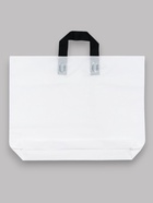 Пакет с петлевой ручкой белый 45 х 35 х 8 см 80 мкм (50 шт) - фото 809397896