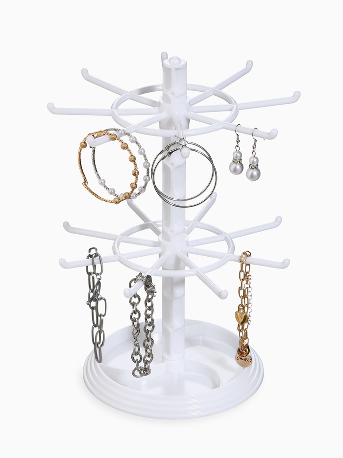Подставка для украшений «QF. Карусель», универсальная, 16×16×28 см, белая - Фото 1
