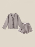 Костюм домашний (рубашка и шорты) SL HOME, размер XL, модал, серо-бежевый 10821054 - фото 14473885