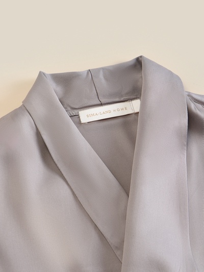 Халат женский SL HOME, размер S, модал, серо-бежевый