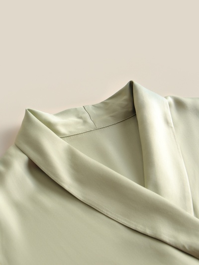 Халат женский SL HOME, размер S, модал, зелёный