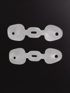 Корректоры - разделители для пальцев ног, на 2 пальца, силиконовые, пара, белые - Фото 4