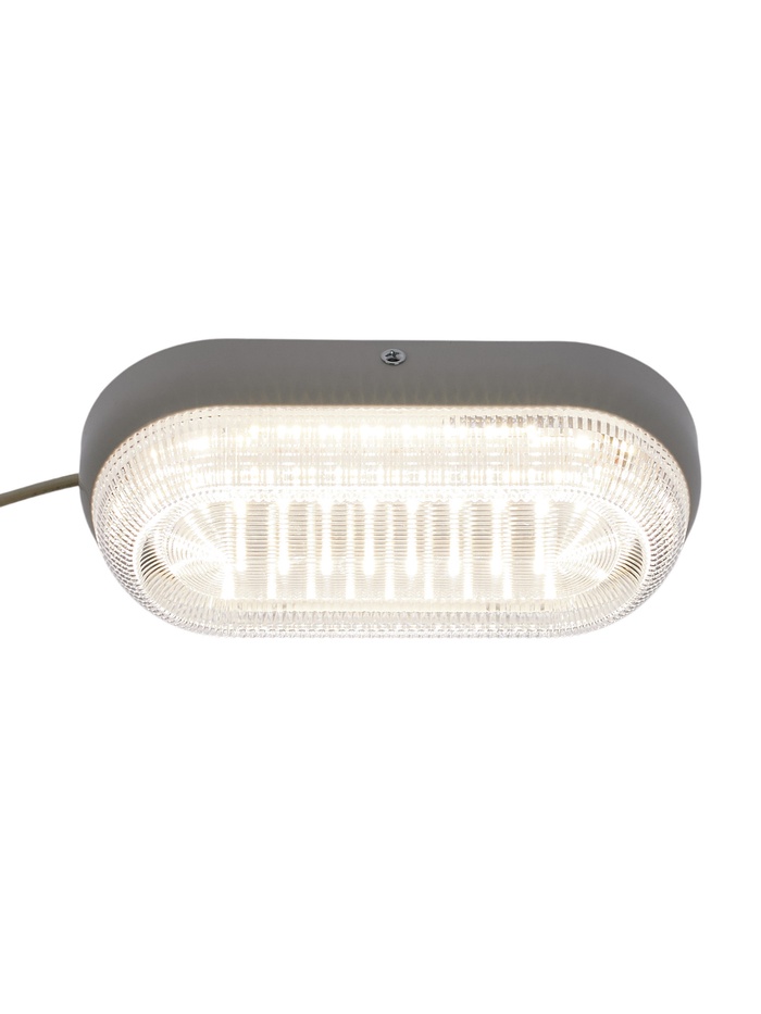 Светильник светодиодный герметичный, 18 Вт, IP54, 4000К, 220 В, овал, белый - Фото 1