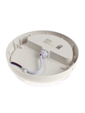 Светильник светодиодный герметичный, 18 Вт, IP54, 4000К, 220 В, круг, белый