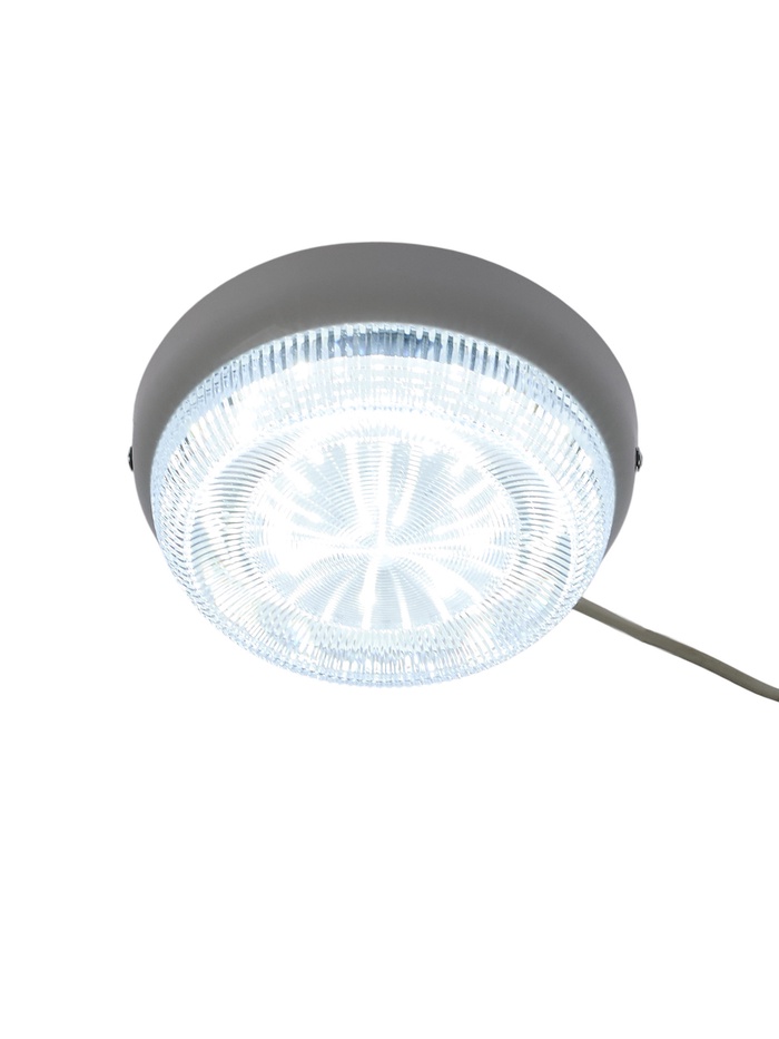 Светильник светодиодный герметичный, 18 Вт, IP54, 6500К, 220 В, круг, белый - Фото 1