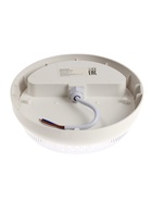 Светильник светодиодный герметичный, 18 Вт, IP54, 6500К, 220 В, круг, белый - Фото 3