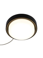 Светильник светодиодный герметичный, 24 Вт, IP54, 4000К, 220 В, круг, черный - Фото 3