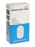 Светильник светодиодный герметичный, с датчиком движения, 15 Вт, IP54, 4000K, 220 В, овал - Фото 10