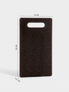 Доска разделочная Доляна «Морбио», пластик PP, 25×15×0.3 см, чёрная - Фото 2