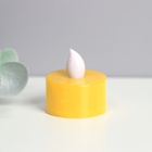 Светодиодные свечи, ночники LED RISALUX «Добра и света!» набор 2 шт., жёлтые, RGB, 3.5×3.5×4 см - Фото 3
