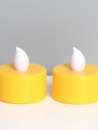 Светодиодные свечи, ночники LED RISALUX «Для чудесных моментов!» набор 2 шт., жёлтые, RGB, 3.5×3.5×4 см - Фото 6