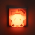 Ночник RISALUX «Звёздочка в колпаке», LED, 1 Вт, 6.5×8×8.5 см, оранжевый - Фото 7