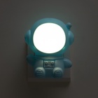 Ночник «Приветливый космонавт» 1 Вт LED 4000-6000К голубой 10×9×11.5 см - Фото 7