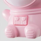 Ночник «Приветливый космонавт» 1 Вт LED 4000-6000К Розовый 10×9×11.5 см - Фото 4