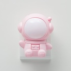 Ночник «Приветливый космонавт» 1 Вт LED 4000-6000К Розовый 10×9×11.5 см - Фото 5