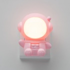 Ночник «Приветливый космонавт» 1 Вт LED 4000-6000К Розовый 10×9×11.5 см - Фото 6