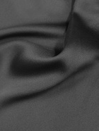 Ткань плательная, чёрная, ш.150 см, 100 % п/э, 150 г/м² - Фото 2