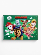 Альбом для рисования на гребне, А4, 24 листа, Paw Patrol - фото 322450687