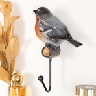 Настенный крючок декоративный «Снегирь», полистоун, лак, 12.5×6.5×19.5 см 10860024