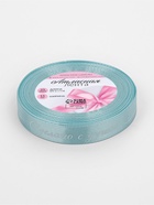 Лента атласная «Сделано с душой», 15 мм, 23±1 м, голубая №104 - Фото 2