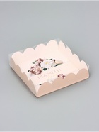 Коробка для печенья «Презент для тебя», 12×12×3 см - Фото 2