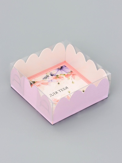 Коробка для печенья, «Для тебя», 7×7×3 см