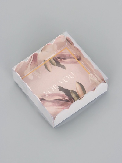 Коробка для печенья, For You, 7×7×3 см