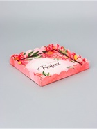 Коробка для печенья, «Прекрасной», 21×21×3 см - Фото 2