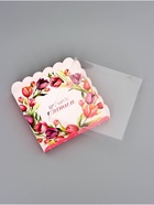 Коробка для печенья, «Тюльпаны», 18×18×3 см - Фото 5