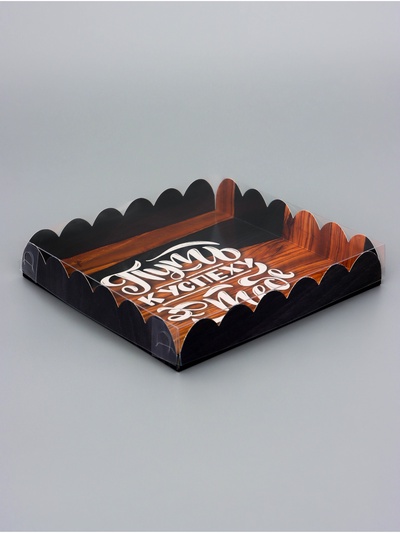 Коробка для печенья, «Комплимент», 18×18×3 см