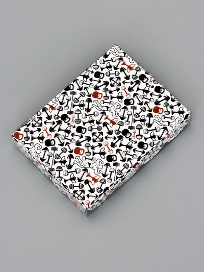 Коробка для печенья, «Настоящему мужику», 14×10.5×2.5 см