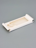 Подарочная коробка под плитку шоколада, с вырубным окном, «Тюльпаны», 17.1×8×1.4 см - Фото 2