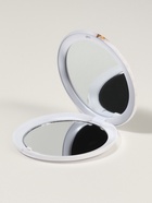 Зеркало складное «Листья», d=7.3 см, с увеличением х2, белое (комплект 4 шт) - фото 32289429