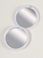 Зеркало складное «Листья», d=7.3 см, с увеличением х2, белое (комплект 4 шт) - фото 32289431