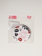 Зеркало складное GRL PWR, d=7.5 см, с увеличением х2, белое (комплект 3 шт) - фото 32289472