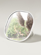 Зеркало карманное «Узор», с подставкой, 8×8 см, белое - Фото 2