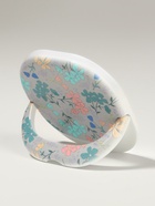 Зеркало карманное «Узор», с подставкой, 8×8 см, белое - Фото 3