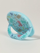 Зеркало карманное «Узор», с подставкой, 8×8 см, голубое - Фото 3