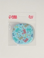 Зеркало карманное «Узор», с подставкой, 8×8 см, голубое - Фото 6