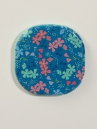 Зеркало карманное «Узор», с подставкой, 8?8 см, синее (комплект 3 шт) - фото 32289525