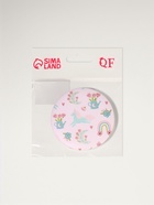 Зеркало складное «Нежное», d=7.3 см, с увеличением х2, розовое (комплект 3 шт) - фото 32289573