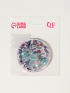 Зеркало складное «Цветы», d=7.2 см, с увеличением х2, белое, фиолетовое (комплект 2 шт) - фото 32289605