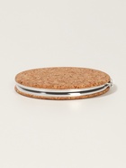 Зеркало складное, d=7.2 см, с увеличением х2, коричневое (комплект 2 шт) - фото 32289621