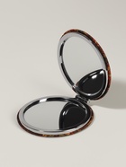 Зеркало складное «Орнамент», d=7.2 см, с увеличением х2, оранжевое (комплект 2 шт) - фото 32289626