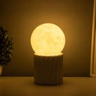 Лампа настольная «Луна»LED 1×40 Вт Е27 белый 12×12×21 см - фото 32218939 Лампа настольная «Луна»LED 1×40 Вт Е27 белый 12×12×21 см - фото 32218939