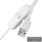 Лампа настольная «Луна»LED 1×40 Вт Е27 белый 12×12×21 см - Фото 5